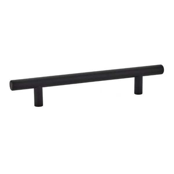 Patioplus 5 in. Center to Center Brass Bar Cabinet Pull, Flat Black PA3236086 - main